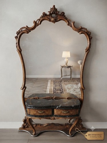 Console con specchiera stile - specchiera,