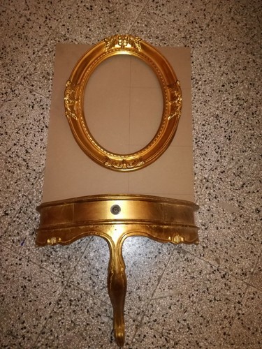 Mensola legno con cassetto - con,