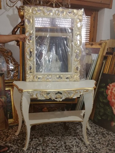 Stupenda consolle con specchio - consolle,