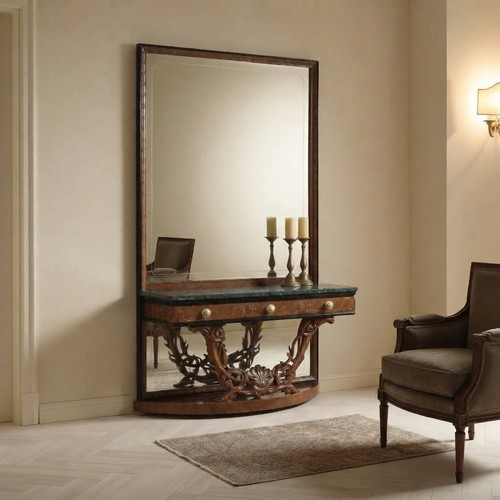 Consolle antica con specchio - antica,