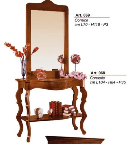 Consolle con specchio in - consolle,