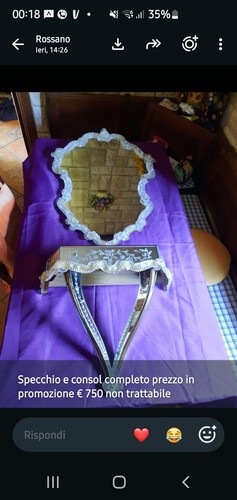 Specchio veneziano con - veneziano,