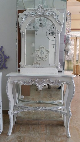 Consolle specchio legno - consolle,