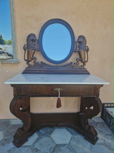 Antica toilette consolle in - -,